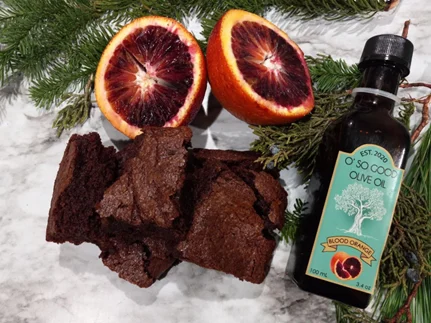 Blood Orange Brownies