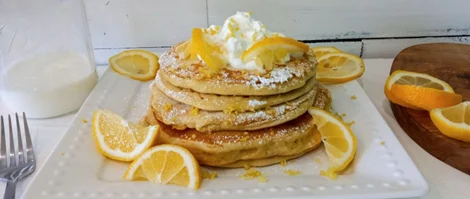 Olive Oil’s Lemon Pancakes