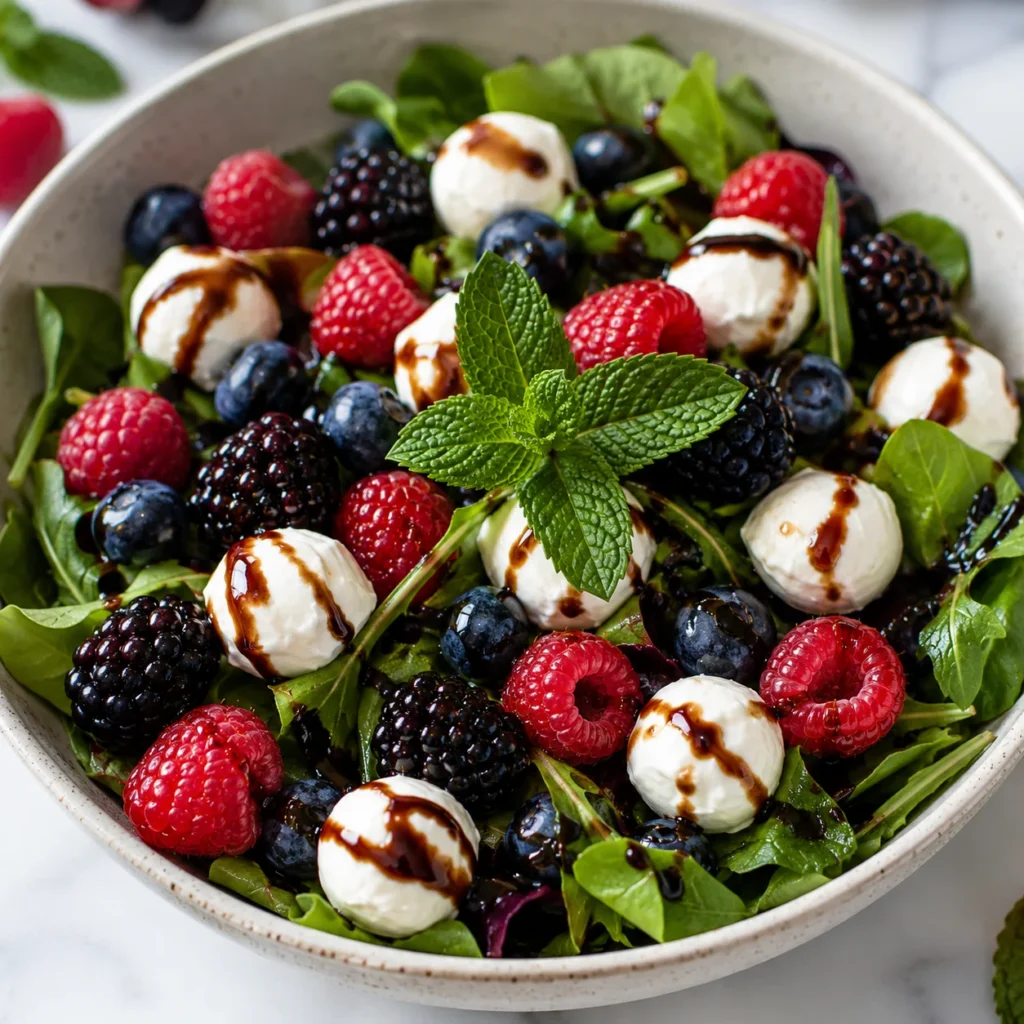 O So Good Summer Berry Caprese Salad